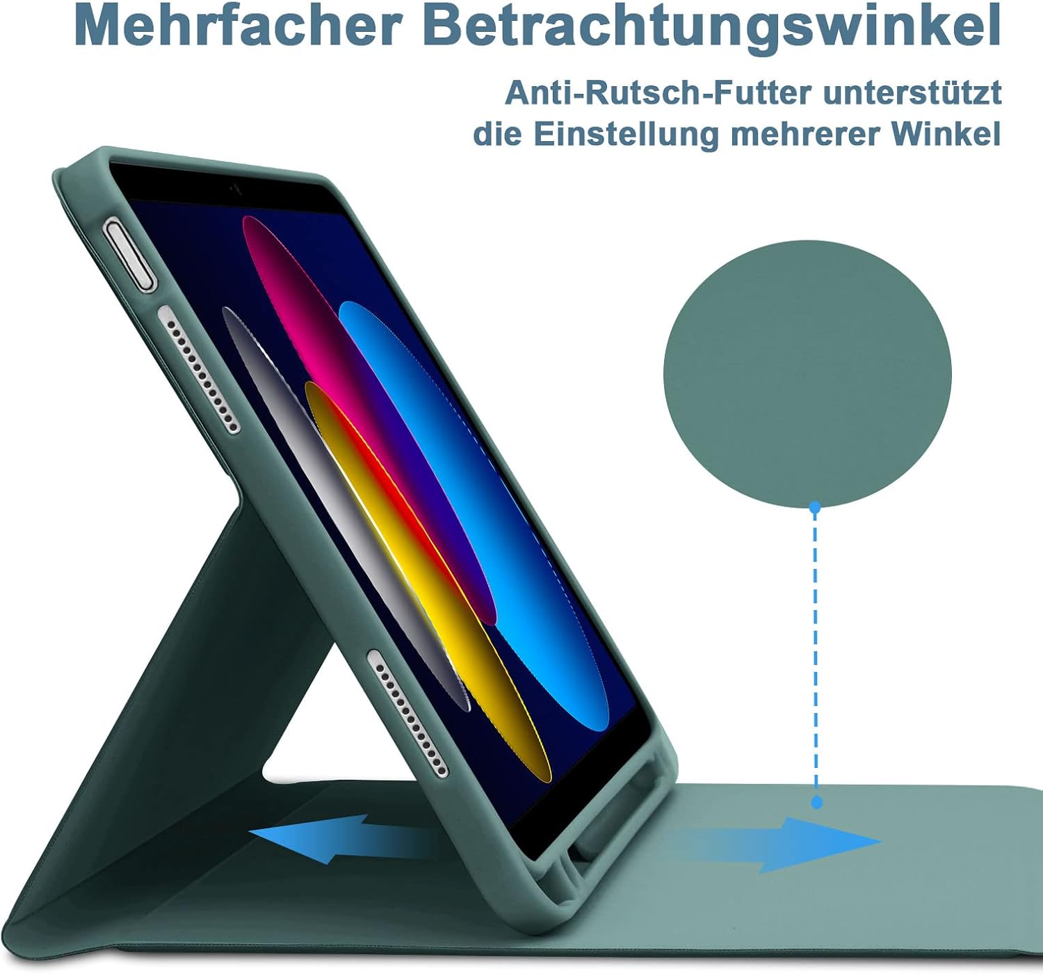 Ovitek za tablico s tipkovnico "GOOJODOQ" iPad 10. generacija 10.9''/iPad 11. generacije (2025, A16, 11”) – Infostyle