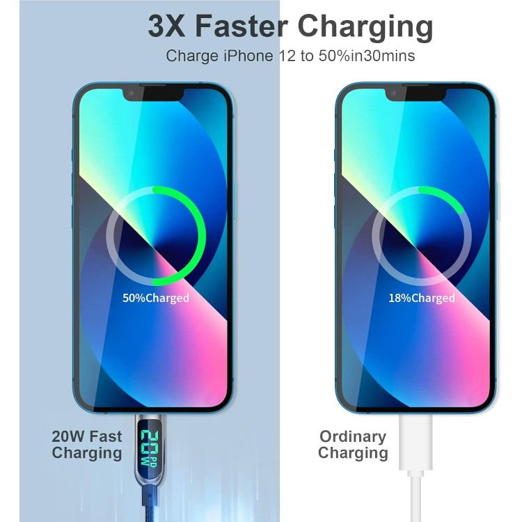 Polnilni kabel USB C v Lightning, 1.2m – AICase