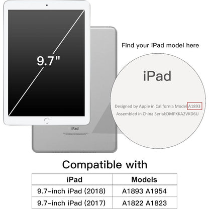 Preklopna torbica za tablični računalnik Apple iPad 9.7" (2018/2017 model, 6th/5th Gen) – JETech