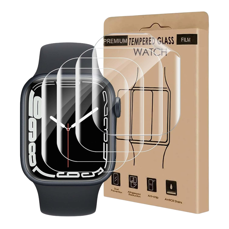 Zaščita zaslona za Apple Watch Series 7/8/9 41 mm (4kos) – Infostyle – 41mm