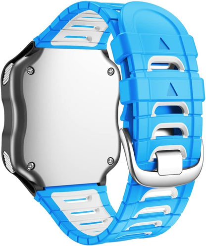 Tyogeephy silikonski remen za Garmin Forerunner 920XT – bijelo-plava