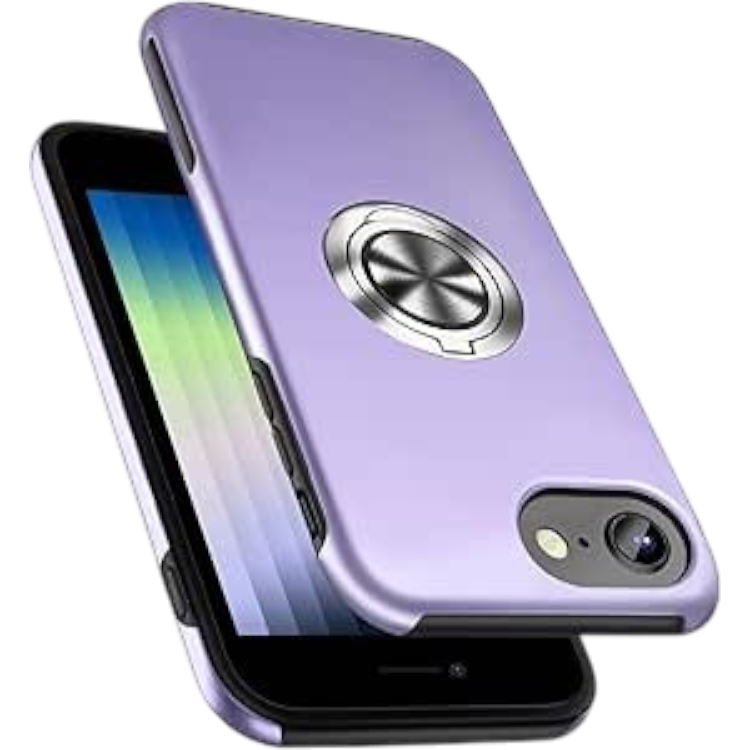 Ovitek "ring stojalo" za iPhone SE/7/8, vijolična – AOUIA – Vijolična