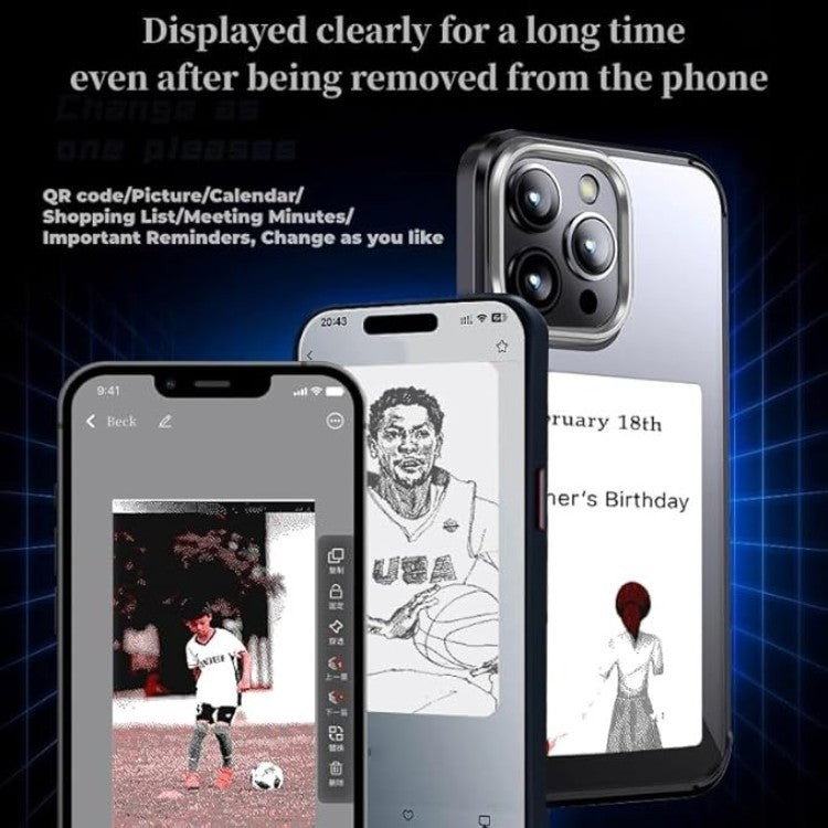 Ovitek "NFC Transfer" za iPhone 15 Pro, bela – Infostyle