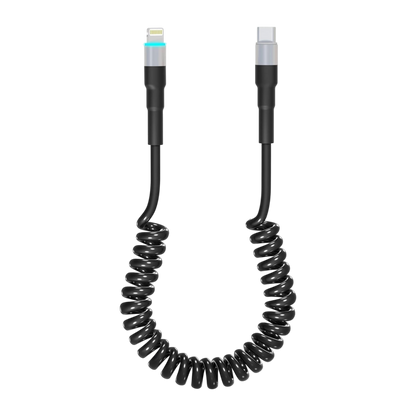 Polnilni in podatkovni kabel USB C v Lightning 0.4m, siva – Infostyle – Siva