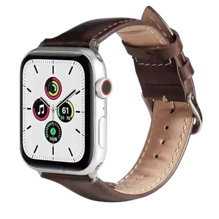 Pašček za Apple Watch 42/44/45/49mm, rjava – Beline – Rjava