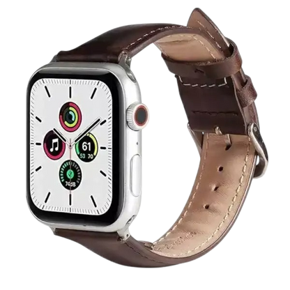 Pašček za Apple Watch 42/44/45 mm, rjava – Beline – Rjava