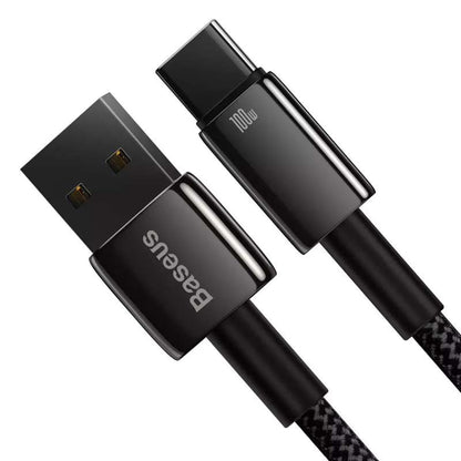 Kabel "Baseus Tungsten" USB - USB-C 1,0 m 100W