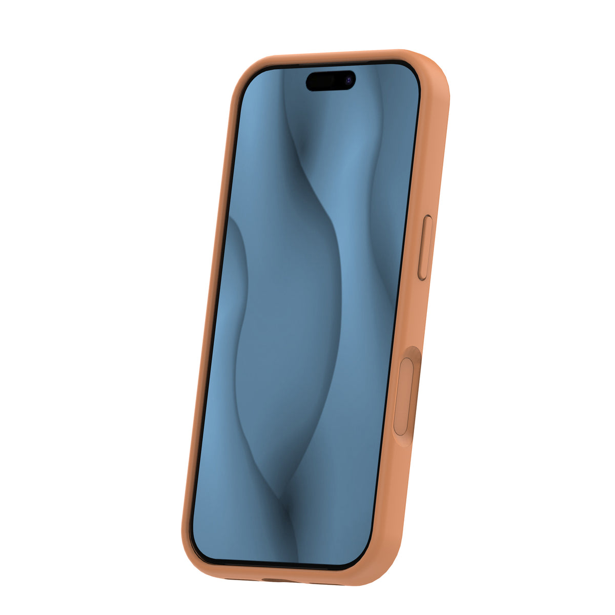 Ovitek za iPhone 17 Pro / 18 Pro, silikonski MagSafe, karamelen