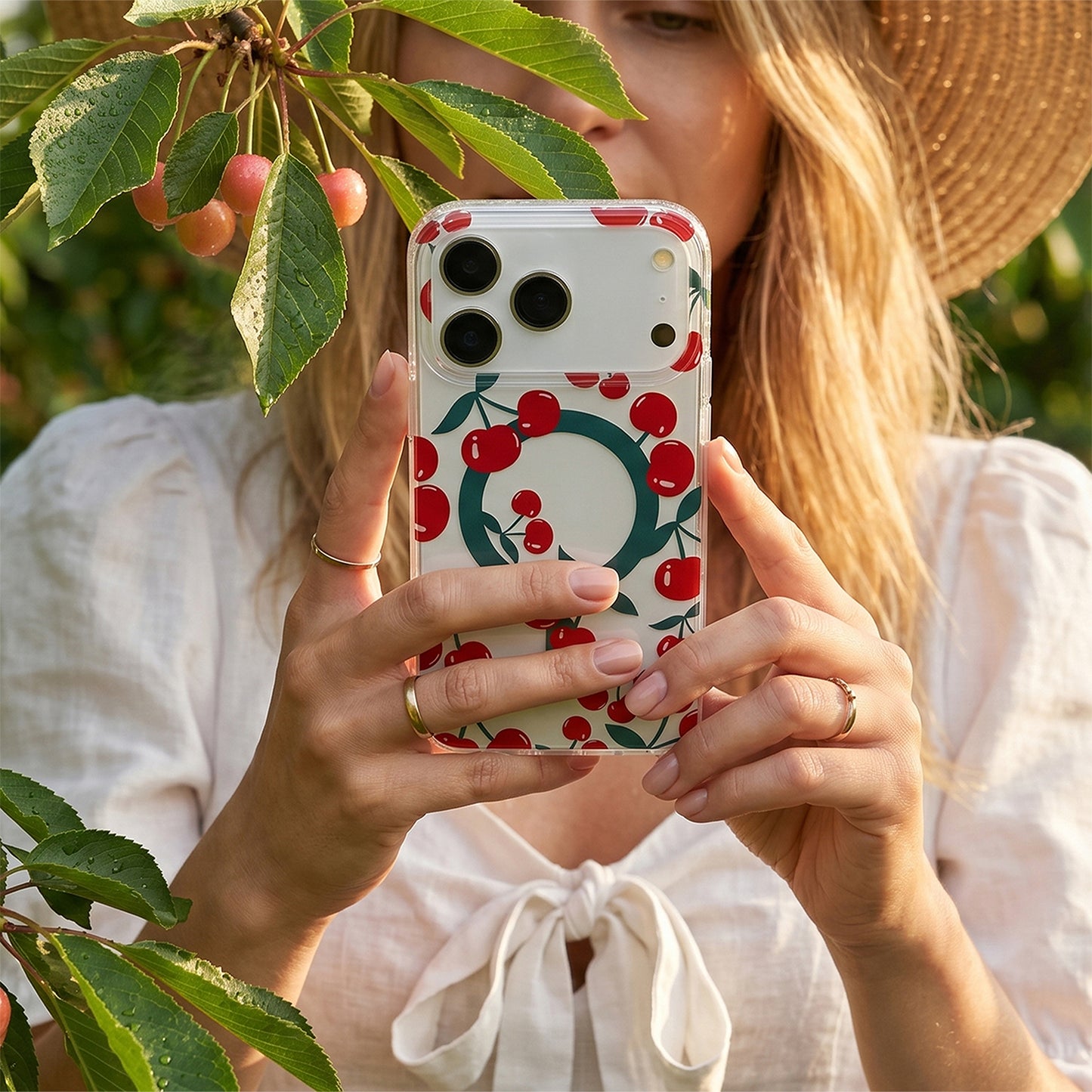 Ovitek Cherry Mag za iPhone 17 Pro Max 6,9" prozoren