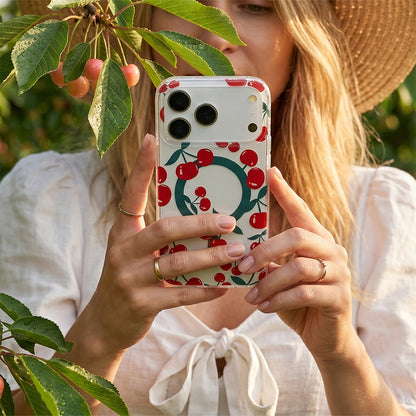 Ovitek Cherry Mag za iPhone 17 Pro Max 6,9" prozoren