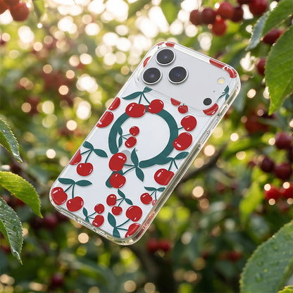 Ovitek Cherry Mag za iPhone 17 Pro Max 6,9" prozoren