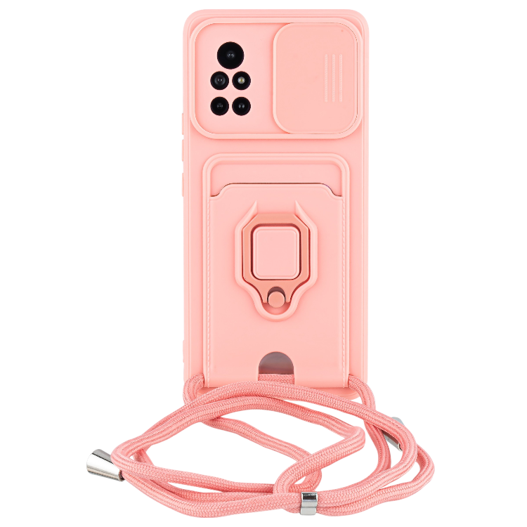Ovitek "Bigcousin" z vrvico za Huawei Nova 8, roza – Roza