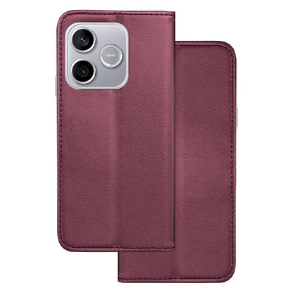 Flip cover for Honor 600 Lite, Magnetic – burgundy