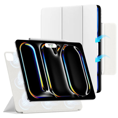 ZtotopCases ovitek za iPad Pro 13 (2024) – magnetni, ultra tanek, stojalo, auto sleep/wake, be