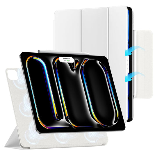 ZtotopCases ovitek za iPad Pro 13 (2024) – magnetni, ultra tanek, stojalo, auto sleep/wake, be