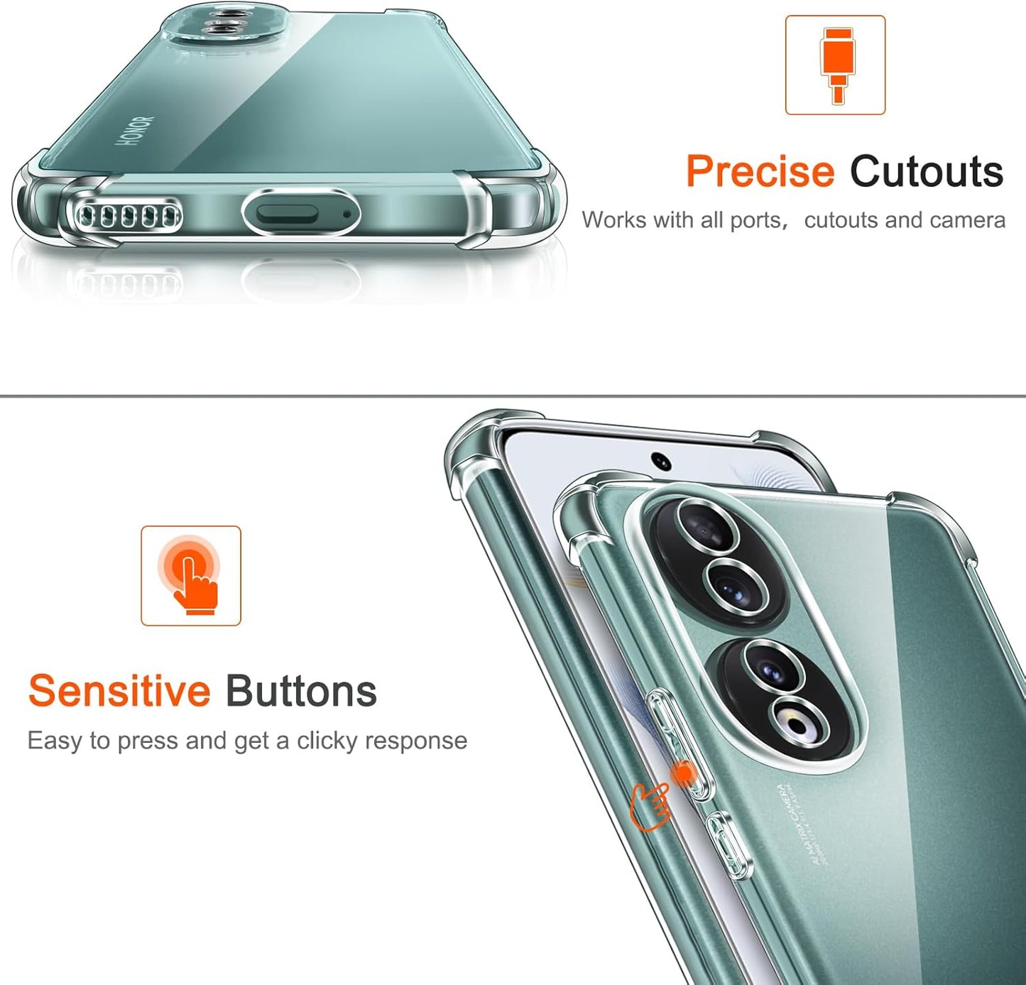 Ovitek za telefon "ivoler" za Honor 90 – Infostyle