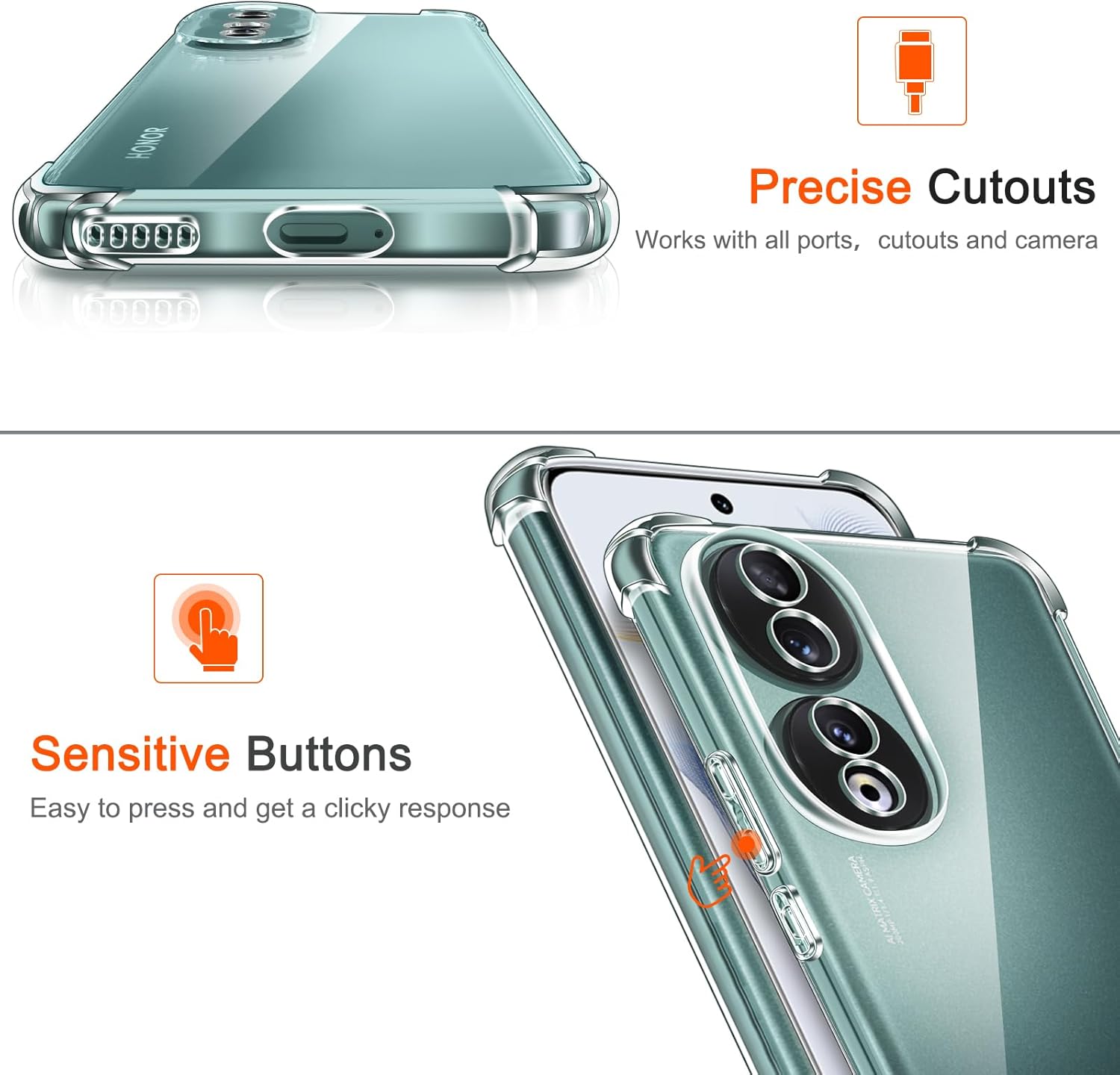 Ovitek za telefon "ivoler" za Honor 90 – Infostyle