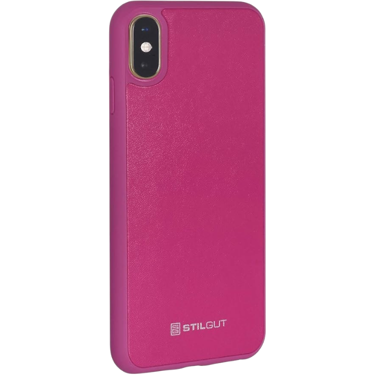Ovitek "StilGut" za iPhone XS Max, roza