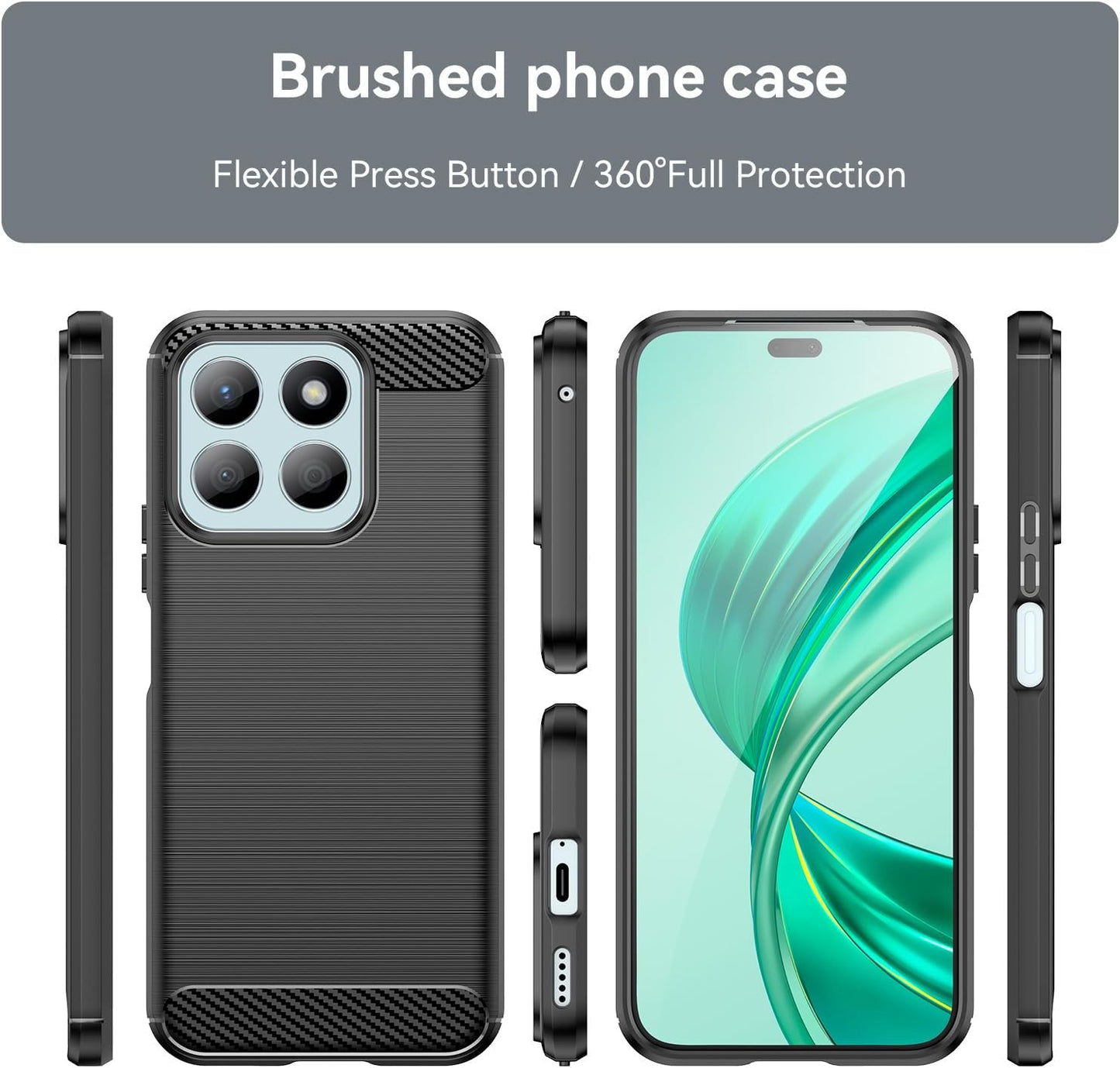 Ovitek za telefon "RanTuo Carbon" za Honor X8b – Techsuit