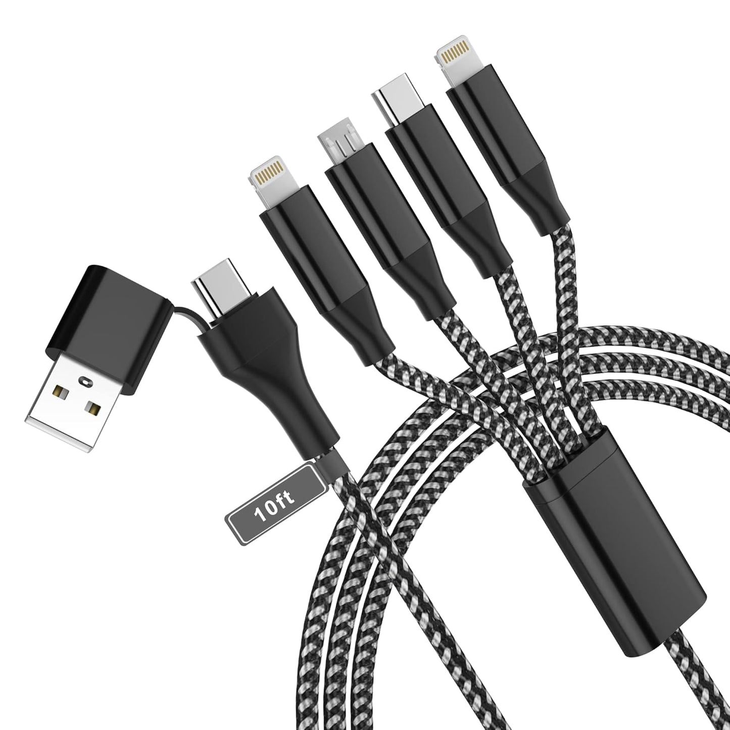 USB-C 4u2 višenamjenski kabel 3 m – Lightning/Micro USB/Type-C MFi