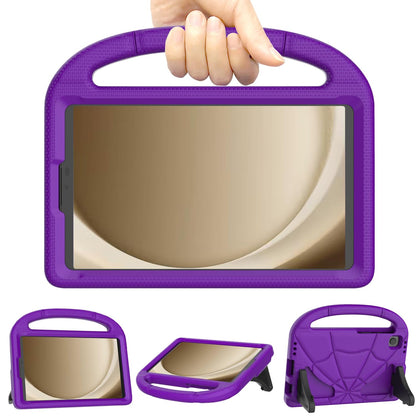 Kids EVA Case for Samsung Galaxy Tab A9 Lite / A7 Lite 8.7” – With Handle + Stand (Purple)