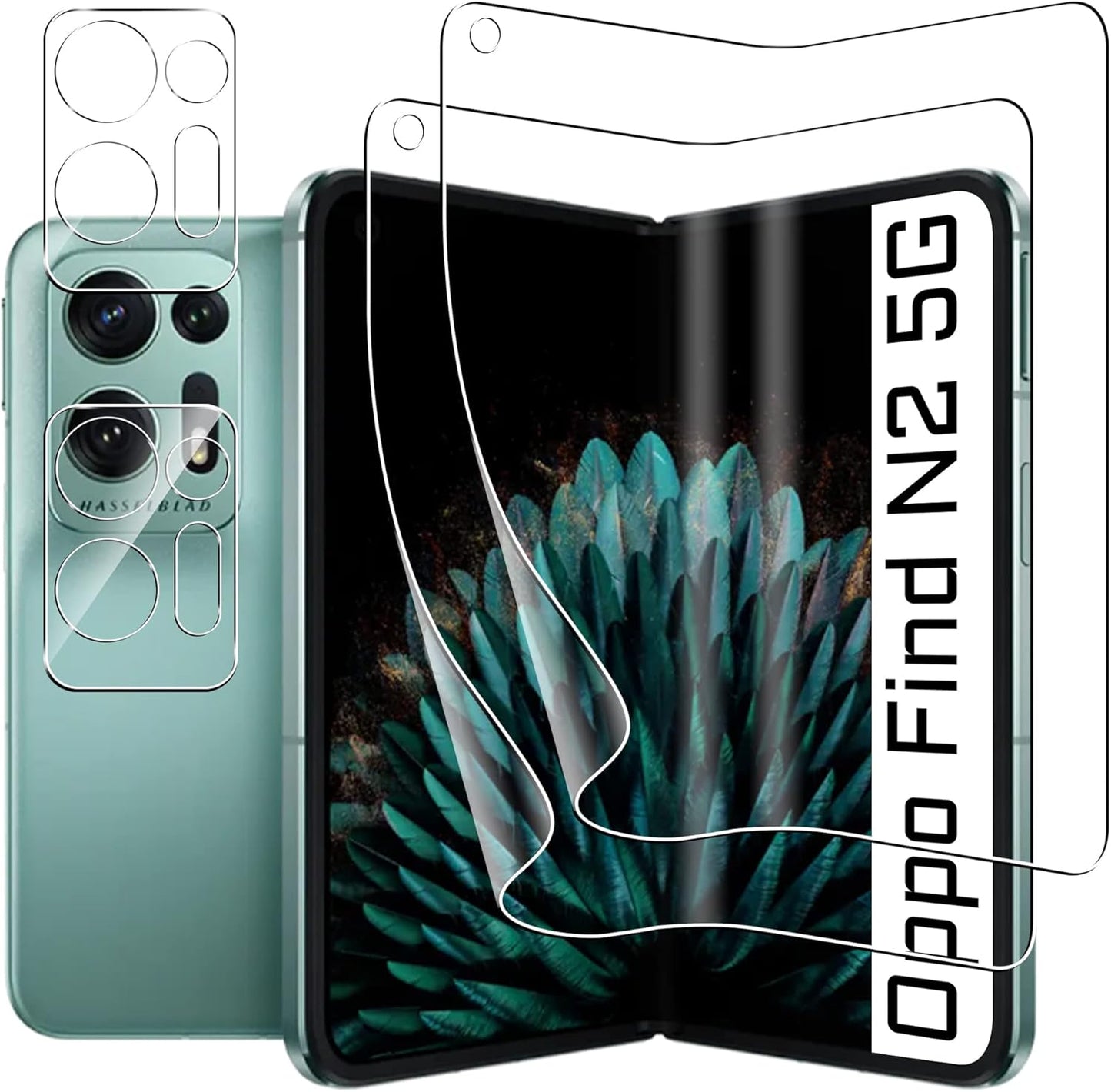 Screen protector + camera protector Lemxiee for OPPO Find N2 (2+2) – protection set