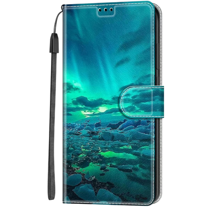 Preklopna torbica "Aurora" za Motorola Moto G73, zelena – Infostyle – Zelena