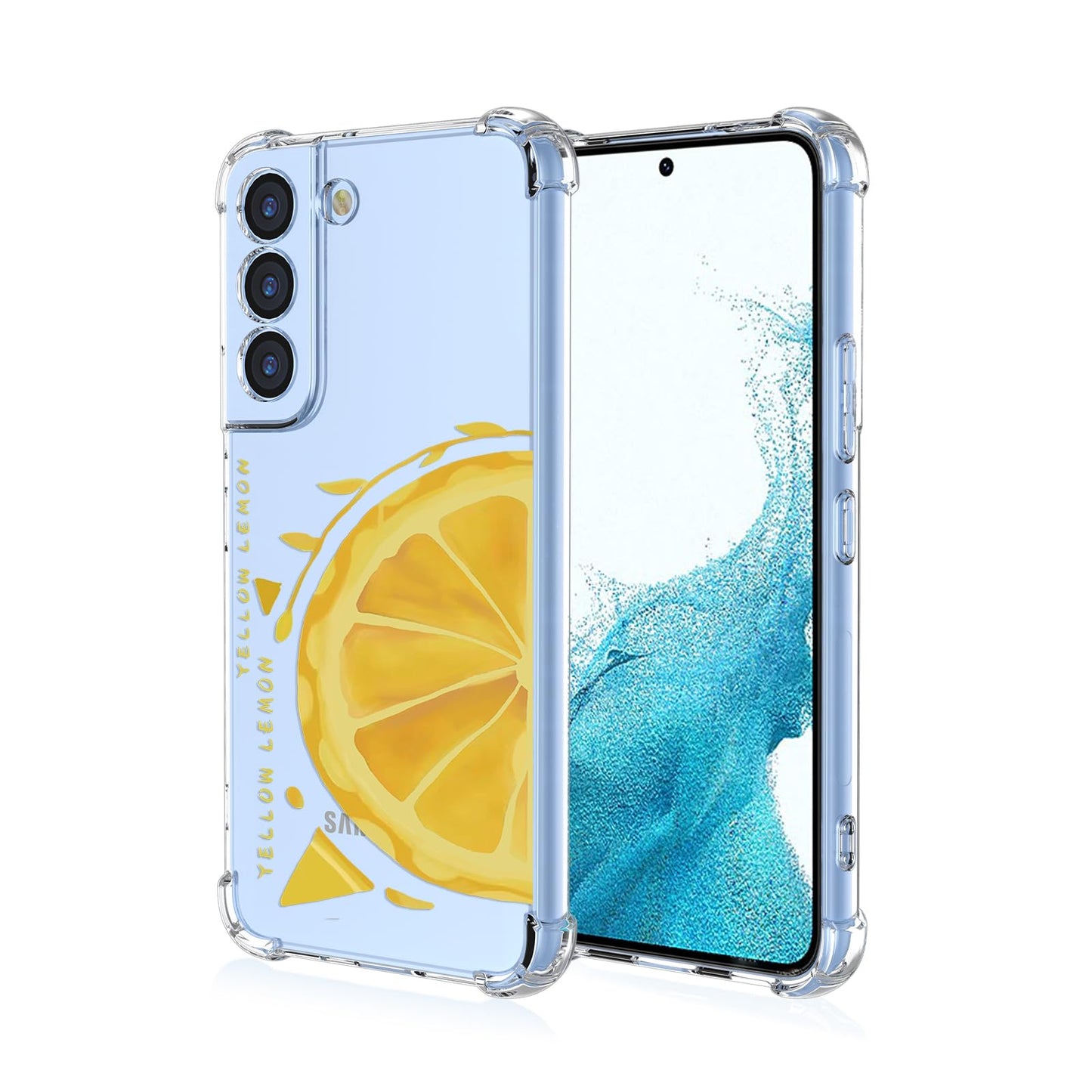 Silicone Cover Lemon for Samsung Galaxy S22 5G
