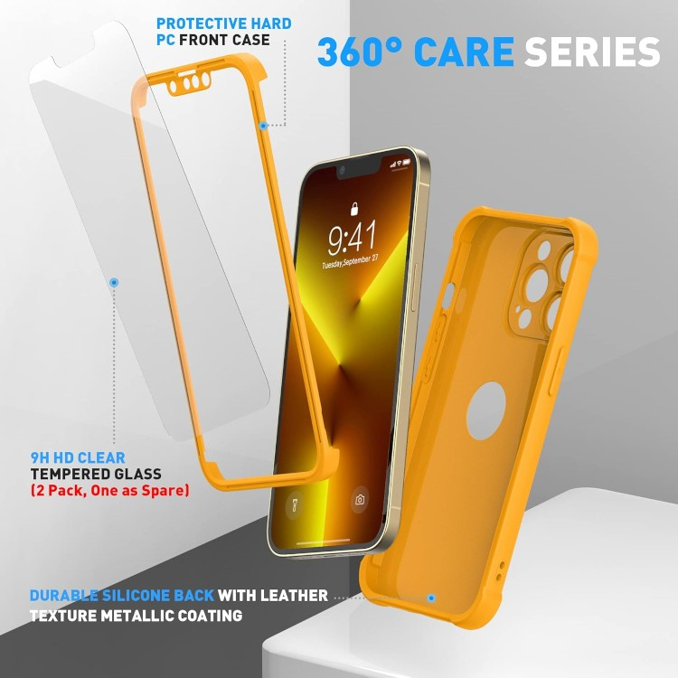 Ovitek za telefon + 2x zaščitno steklo "ORETECH" iPhone 13 Pro – Infostyle