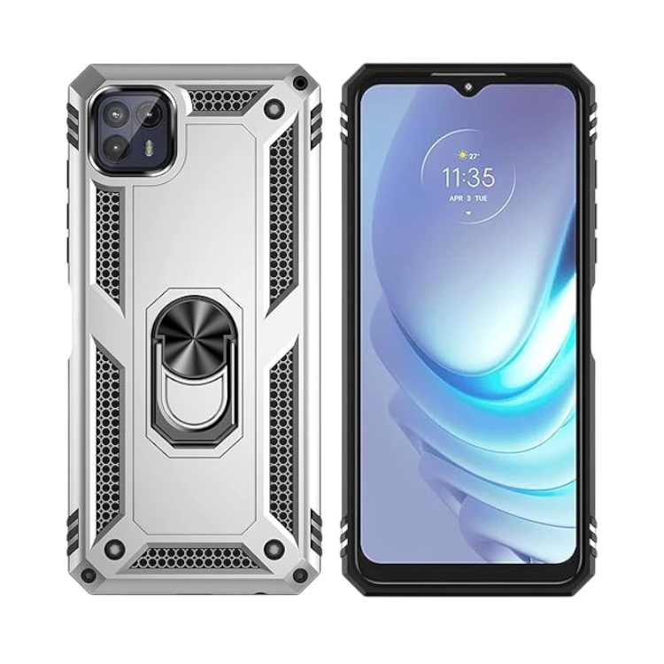 Ovitek "Armor" za Motorola Edge 20 Lite, srebrna – SHIEID – Srebrna