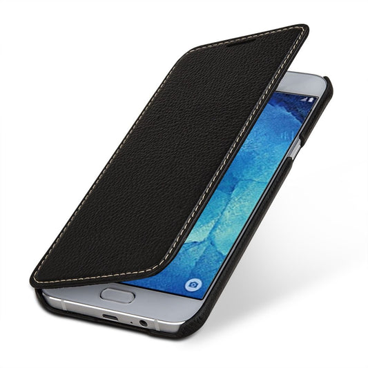 StilGut usnjena preklopna torbica “Book Type” za Samsung Galaxy A8 (2015) – ročno izdelana, premium usnje