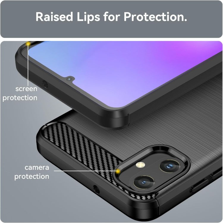Ovitek za telefon "Carbon" Samsung Galaxy A05 – Infostyle