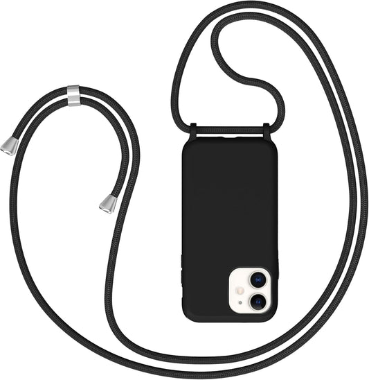 Ovitek z vrvico za iPhone 11 - črna