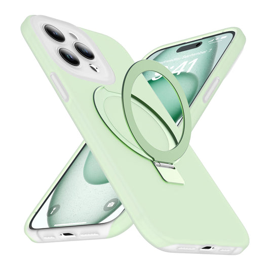 srotek ovitek z magnetnim stojalom za iphone 15 pro max zelena