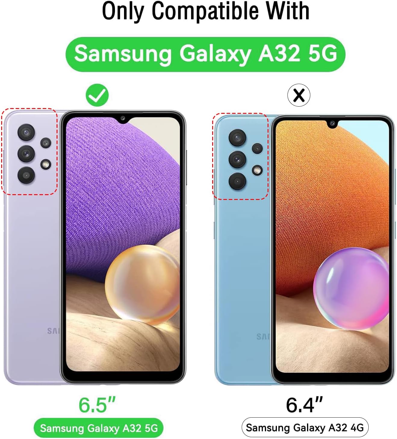 Ovitek za telefon Samsung Galaxy A32 5G s trakom, roza – Vigo
