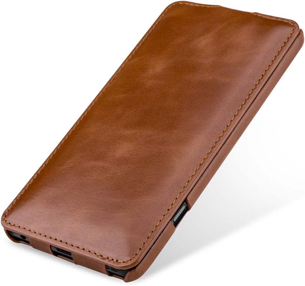 StilGut UltraSlim torbica od prave kože za LG V20 – konjak smeđa