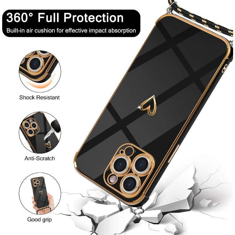 Ovitek za telefon ''TOGESTAR'' iPhone 15 Pro Max z vrvico – Infostyle