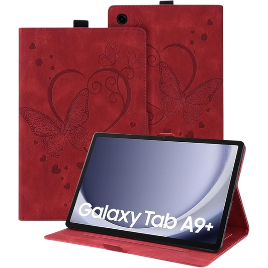 Ovitek za tablični računalnik za Samsung Galaxy Tab A9 Plus (rdeča) – Infostyle