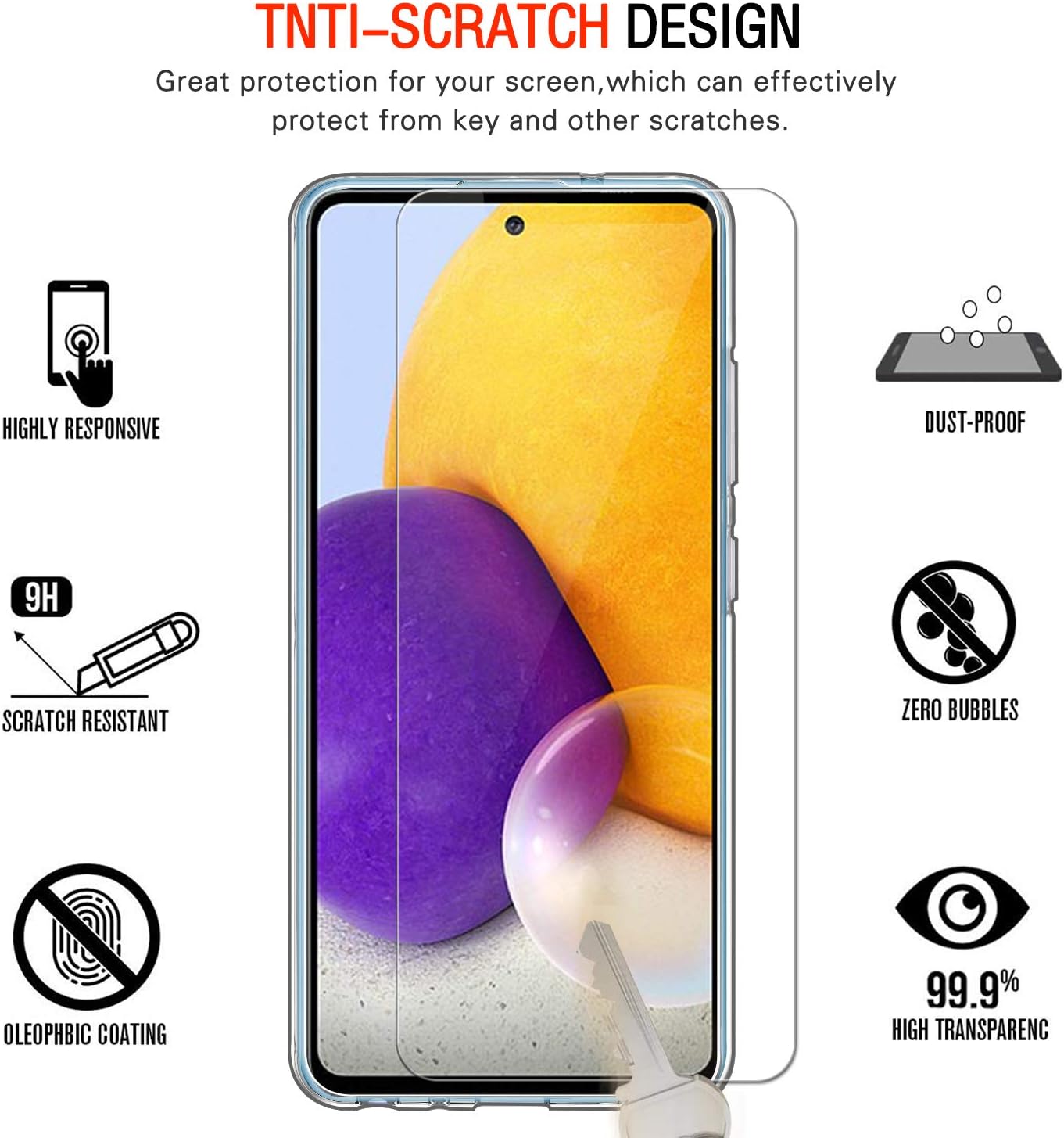 iVoler zaščitno steklo za Samsung Galaxy A72