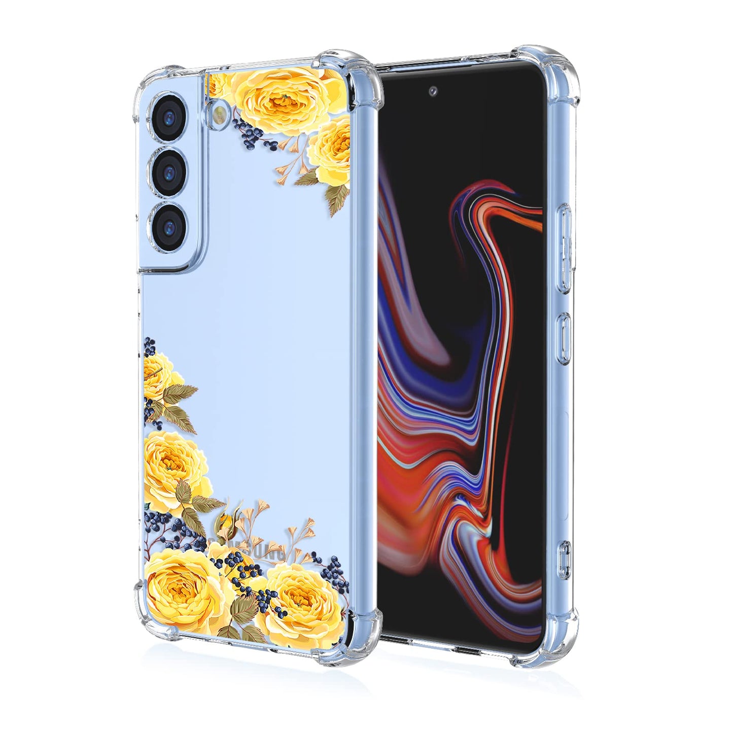 ovitek rumena vrtnica za samsung galaxy s23