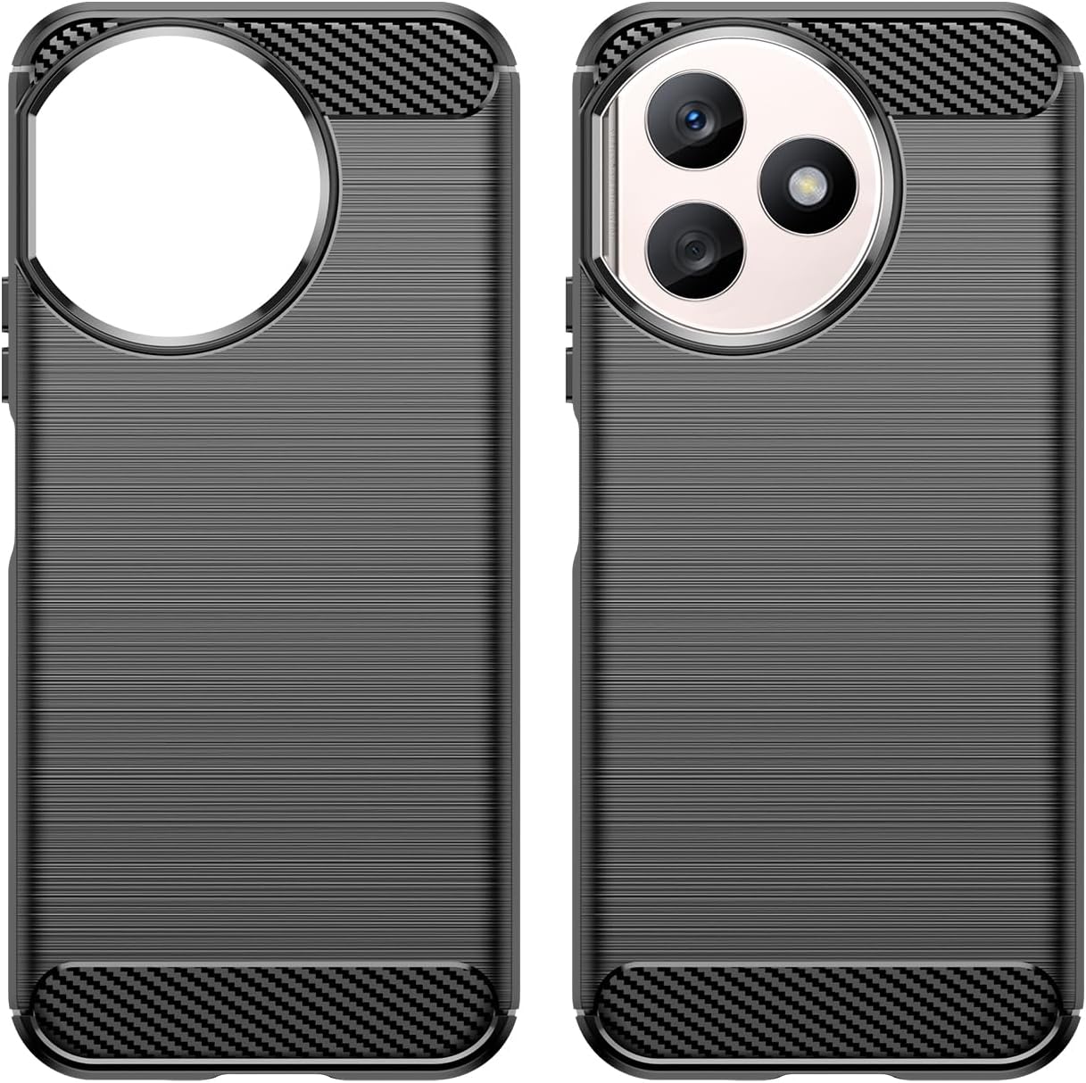 RanTuo Carbon Case for Honor X50i+ – black