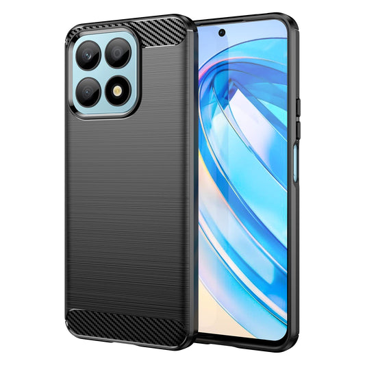 Carbon case for Honor X8a – black