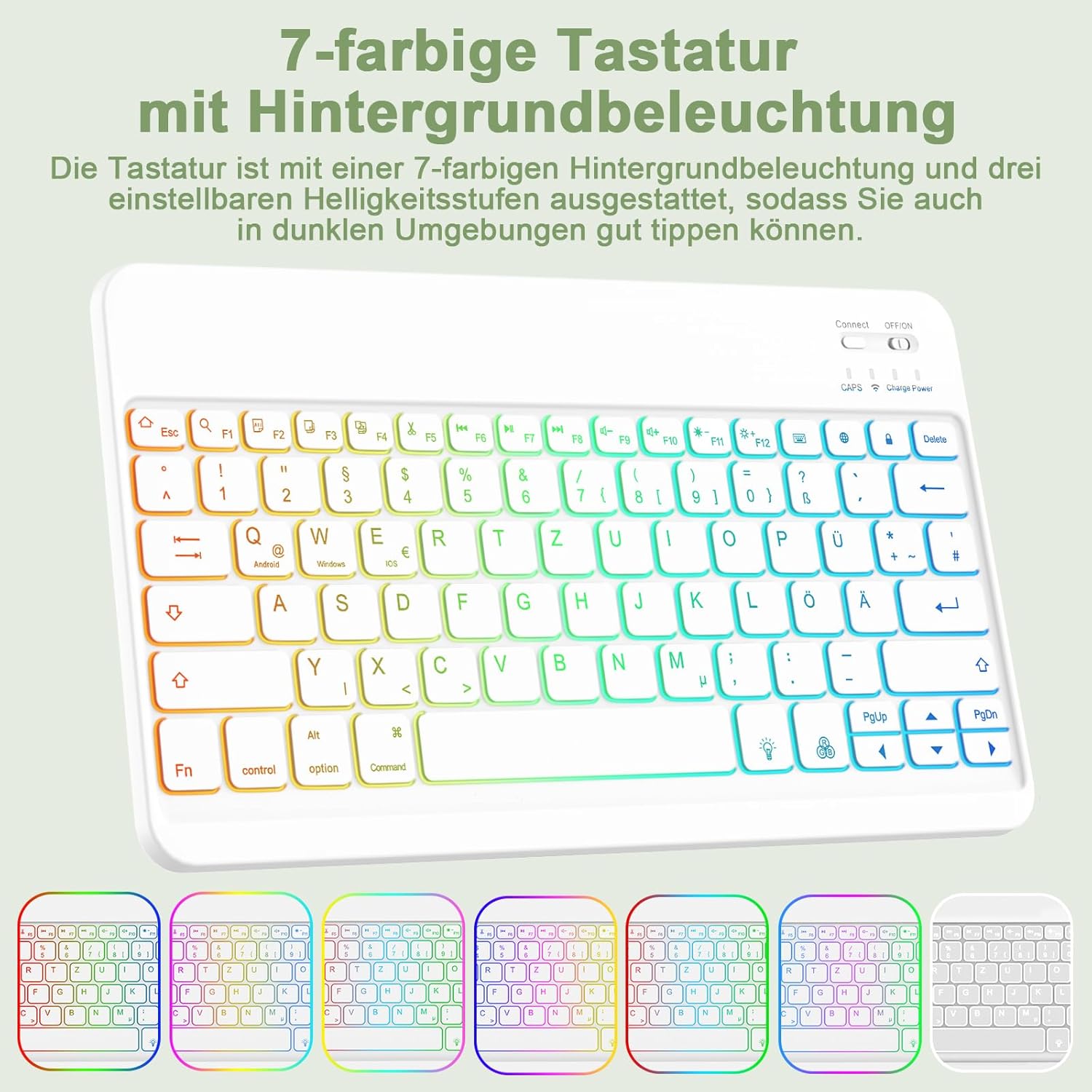 Ovitek s tipkovnico za Samsung Galaxy Tab S9+ 12.4 Inch 2023 – GOOJODOQ