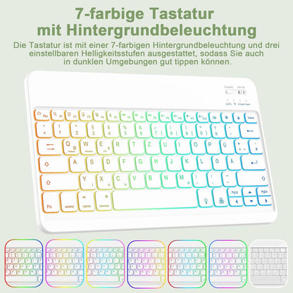 Ovitek s tipkovnico za Samsung Galaxy Tab S9+ 12.4 Inch 2023 – GOOJODOQ