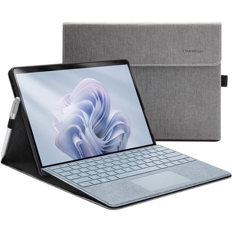 Ovitek za tablični računalnik Microsoft Surface Pro 11/ 10/ 9 (siva) – Omnpak