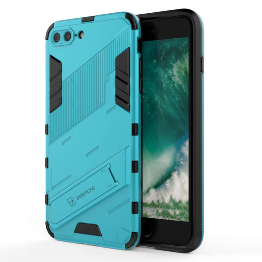 yiscase ovitek s stojalom za iphone plus 8 plus modra