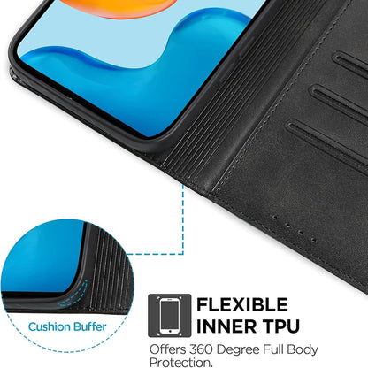 Preklopna torbica za telefon Xiaomi Redmi 12C/11A, črna – Infostyle