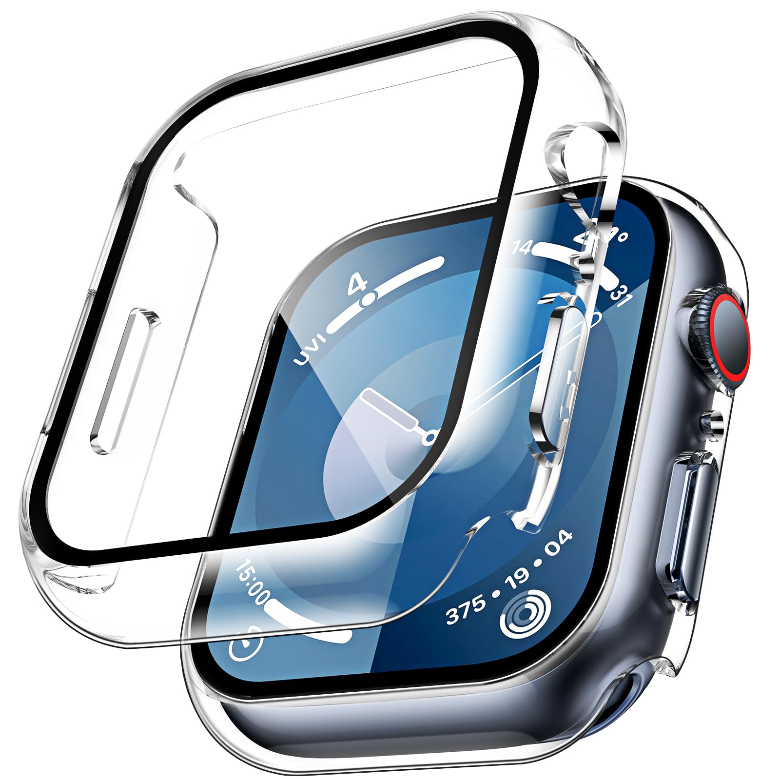 tauri zascitni ovitek z steklom za apple watch 41mm prozorna