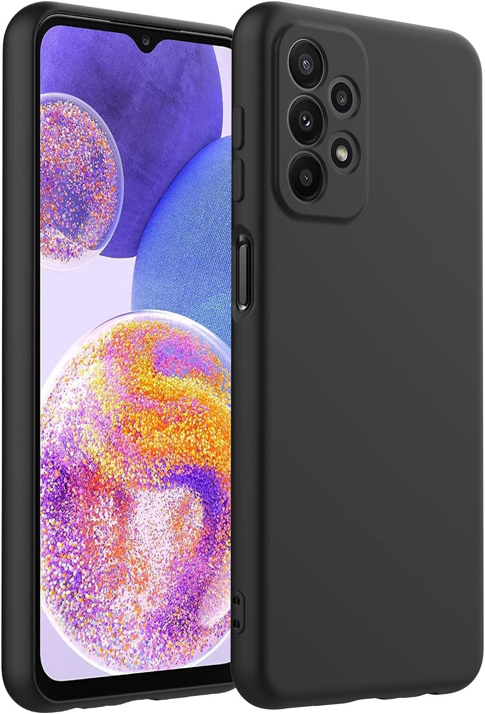 Silicone case for Samsung Galaxy A23 5G / A23 4G – black