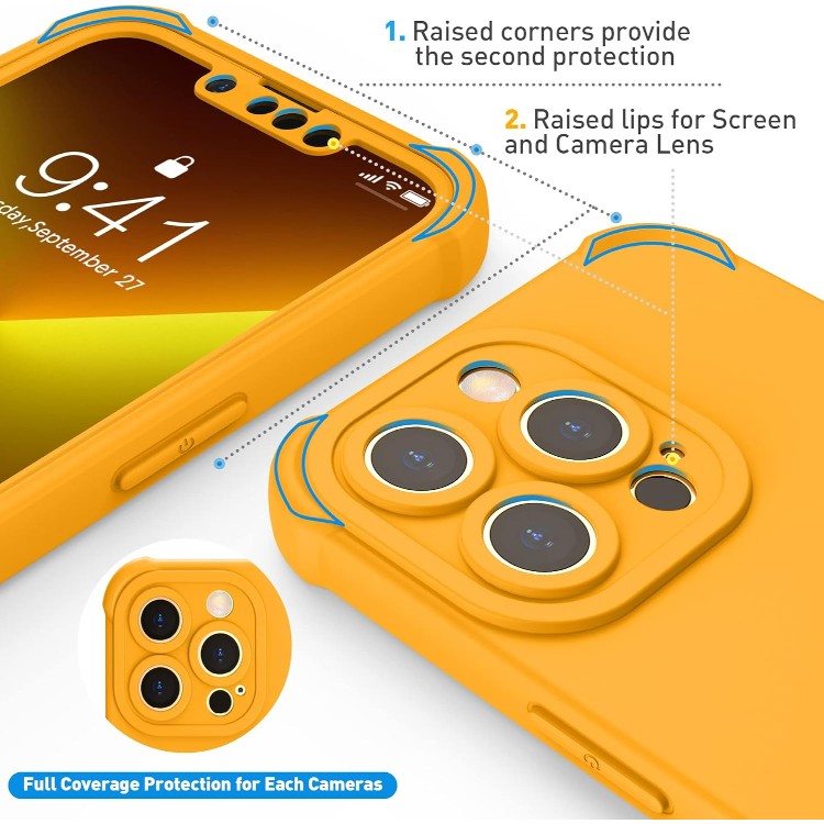 Ovitek za telefon + 2x zaščitno steklo "ORETECH" iPhone 13 Pro – Infostyle